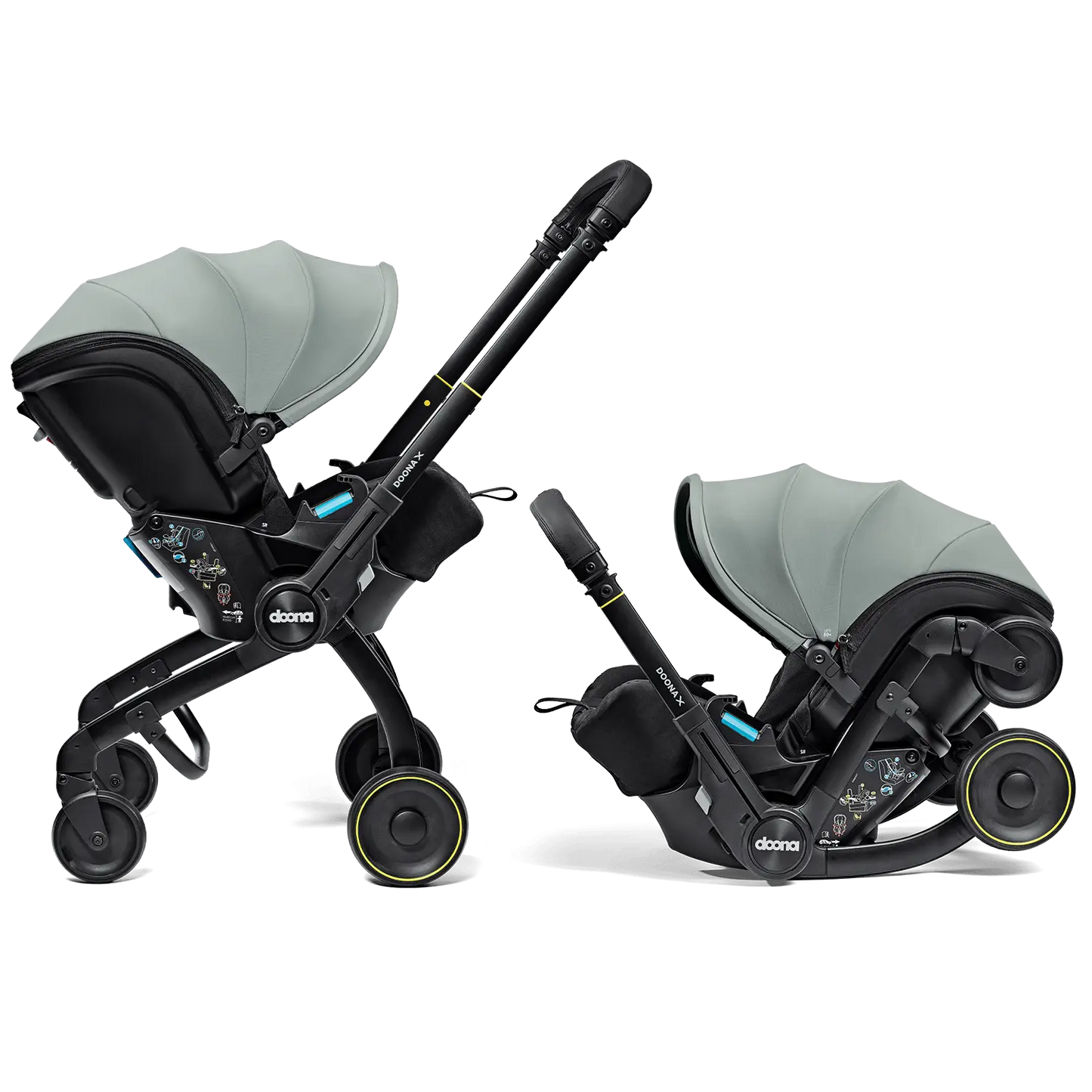 2-in-1-Autositz und Kinderwagen
