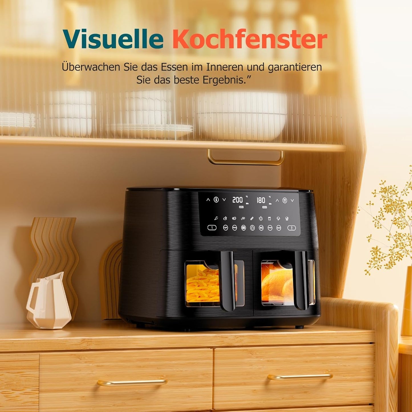 Magische Zwei-Zonen-Fritteuse